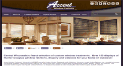 Desktop Screenshot of accentwindowfashions.com